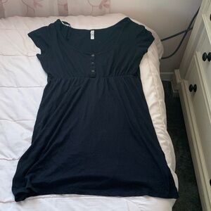 Xhilaration Black Short Sleeve Dress